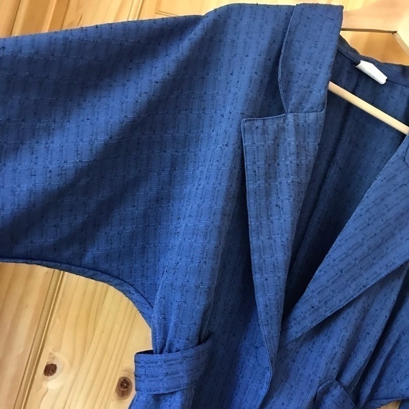 VINTAGE Ann Chabrol dolman sleeve belted textured blazer size 9 - Picture 6 of 10